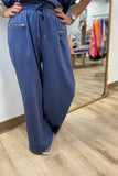 Deep Sea Blue 2 Piece Pant Set