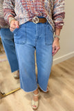 Renuar Wide Leg Jean Blue Wash