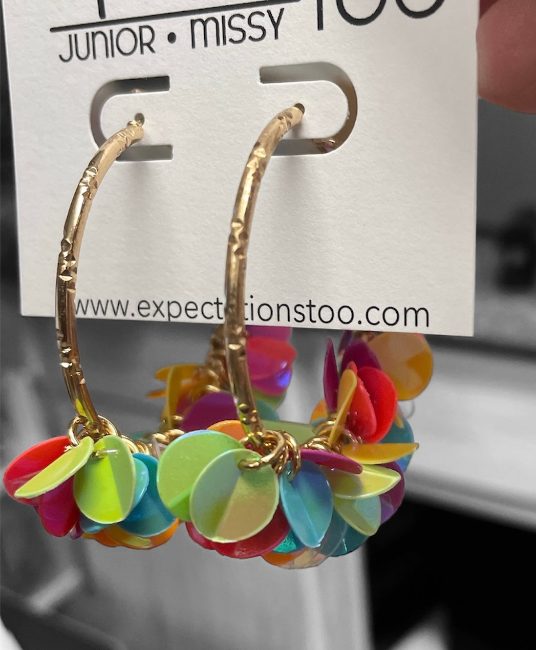 Multi Layered 2" Earrings