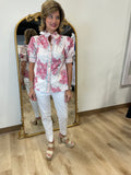 Floral Festival Blouse Pink