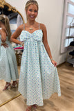 Blue Pansy Dress