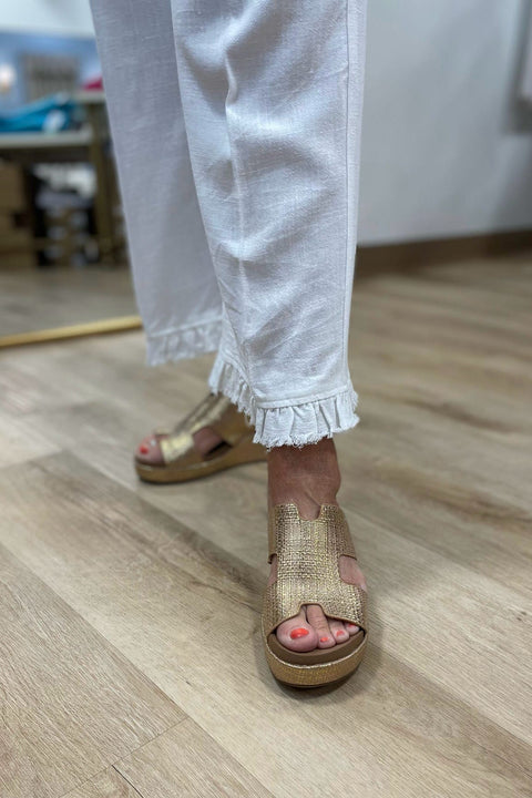 Multiples Crop Pant White