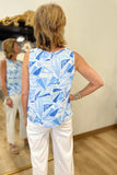 Charlie B Linen Top Denim