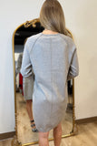 Renuar Knit Dress Heather Silver