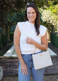 Caroline Hill Ariana Crossbody Cream