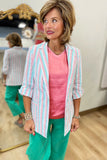 Charlie B Satin Sleeveless Tee Watermelon