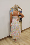 Beach Vibes Eyelet Tiered Dress Multi