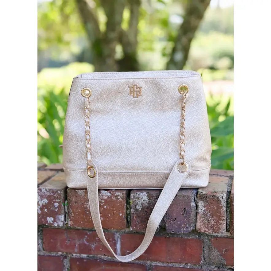 Caroline Hill Teegan Tote Pearl