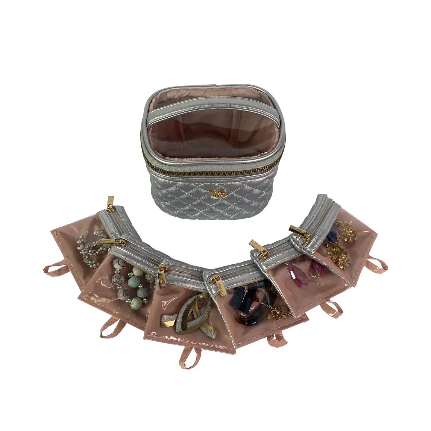 PurseN Getaway Jewelry Case Silver