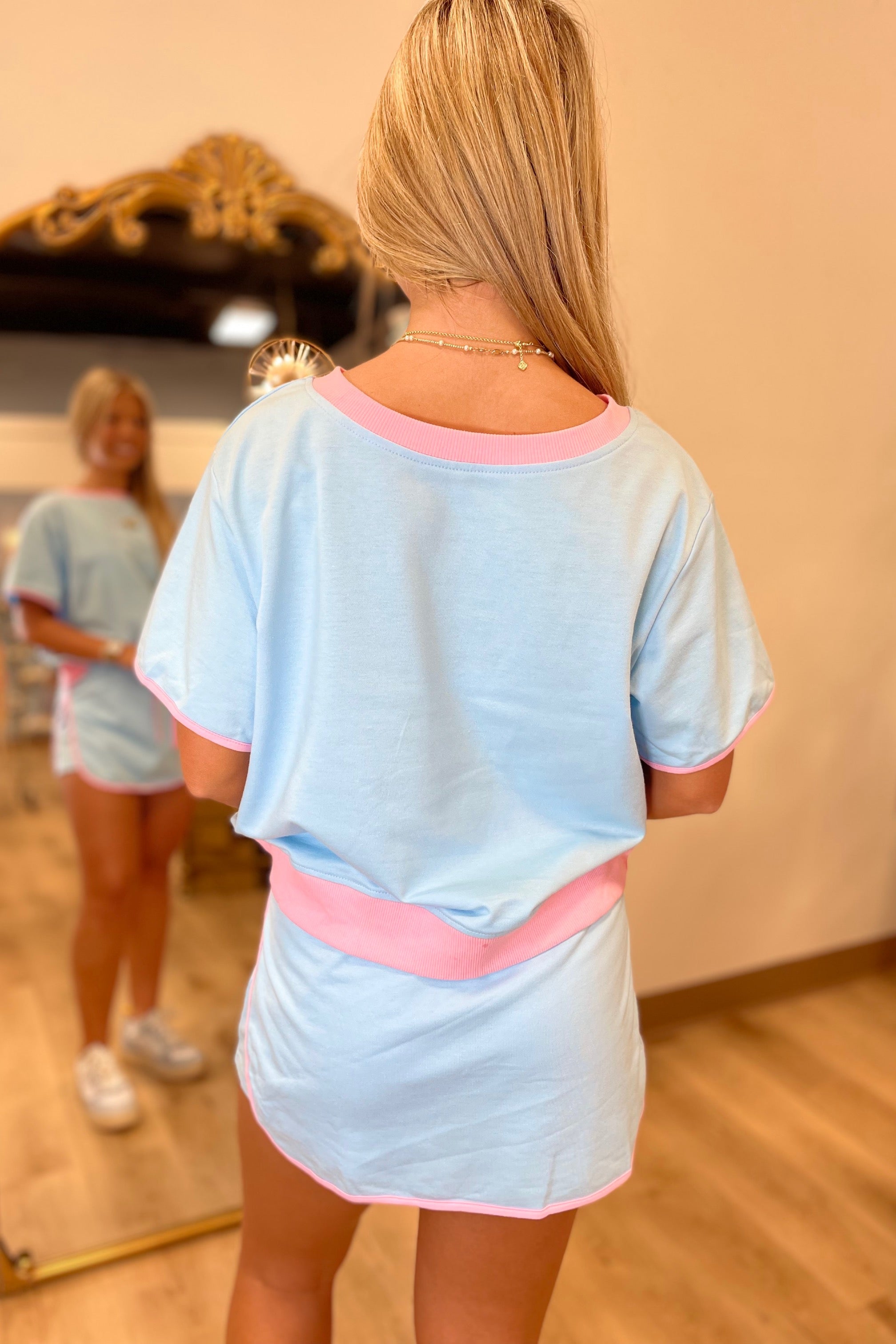 Summer Sport 2 Piece Set Blue