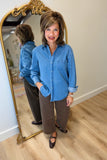 Dear John Galina Denim Blouse