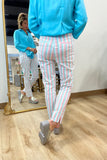 Renuar Woven Pant Multi Stripe