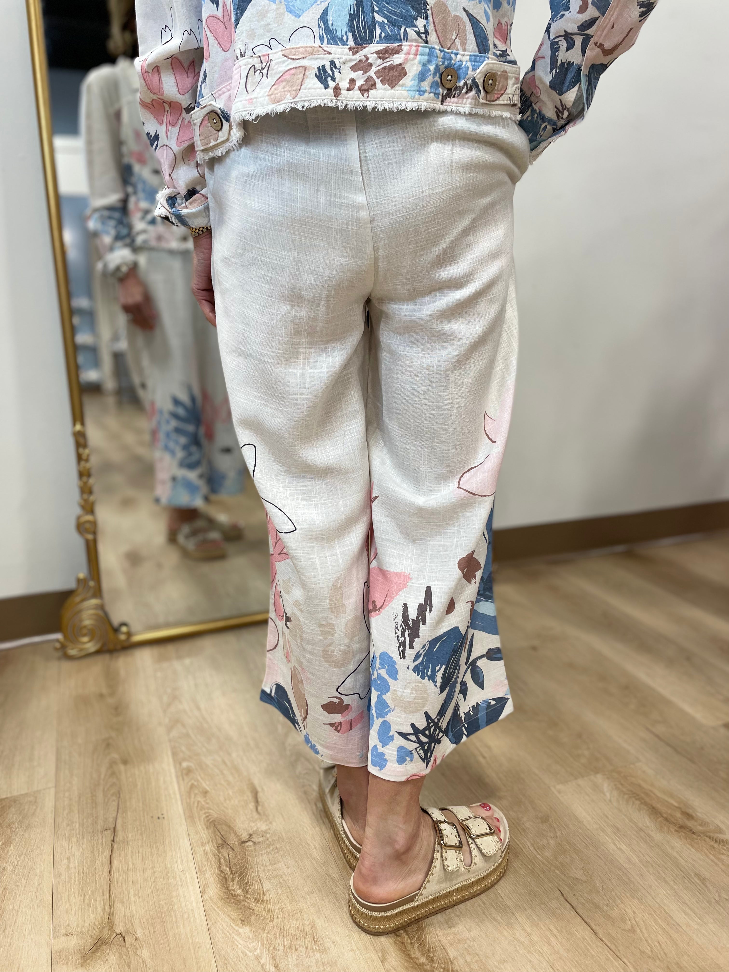Charlie Border Print Pant Supernova