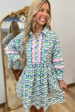 Tulip Temptation 3/4 Sleeve Dress