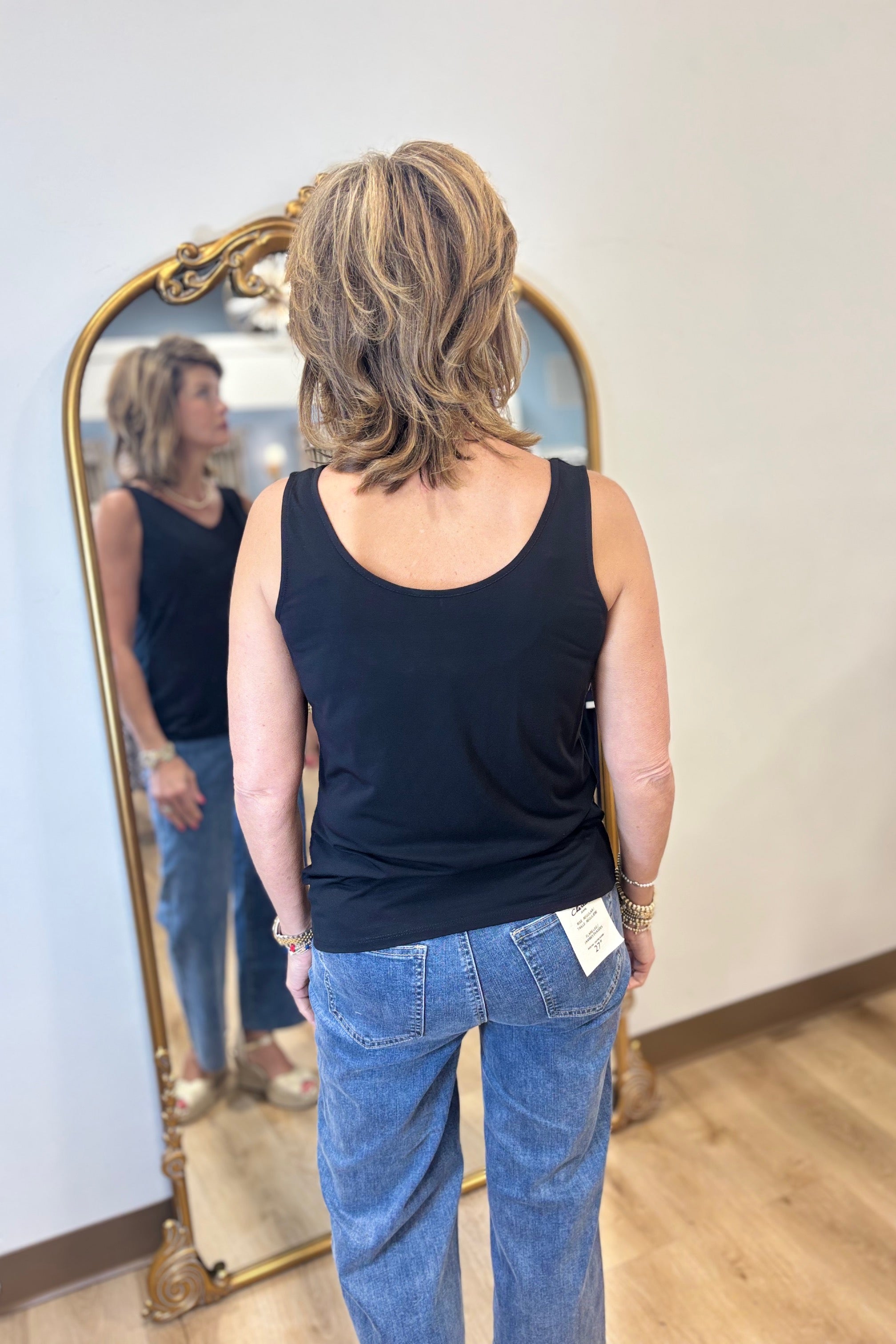 Charlie B Reversible Tank Black