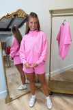 Lulu Mac Terrycloth Short Bubblegum