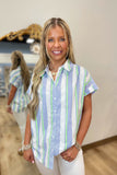 Neon Stripe Top