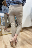 Charlie B PO Stretch Cuffed Pant Greige
