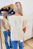 Gold Glitz Sweater Tank