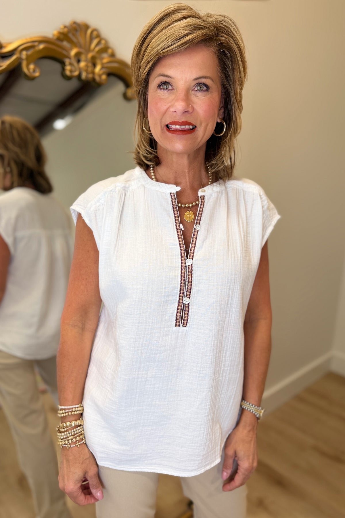 Dylan Talulah Top White