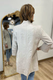 Multiples Double Button Lined Jacket Flax