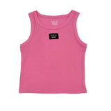 Bubblegum Lulu Mac Solid Tank Tops