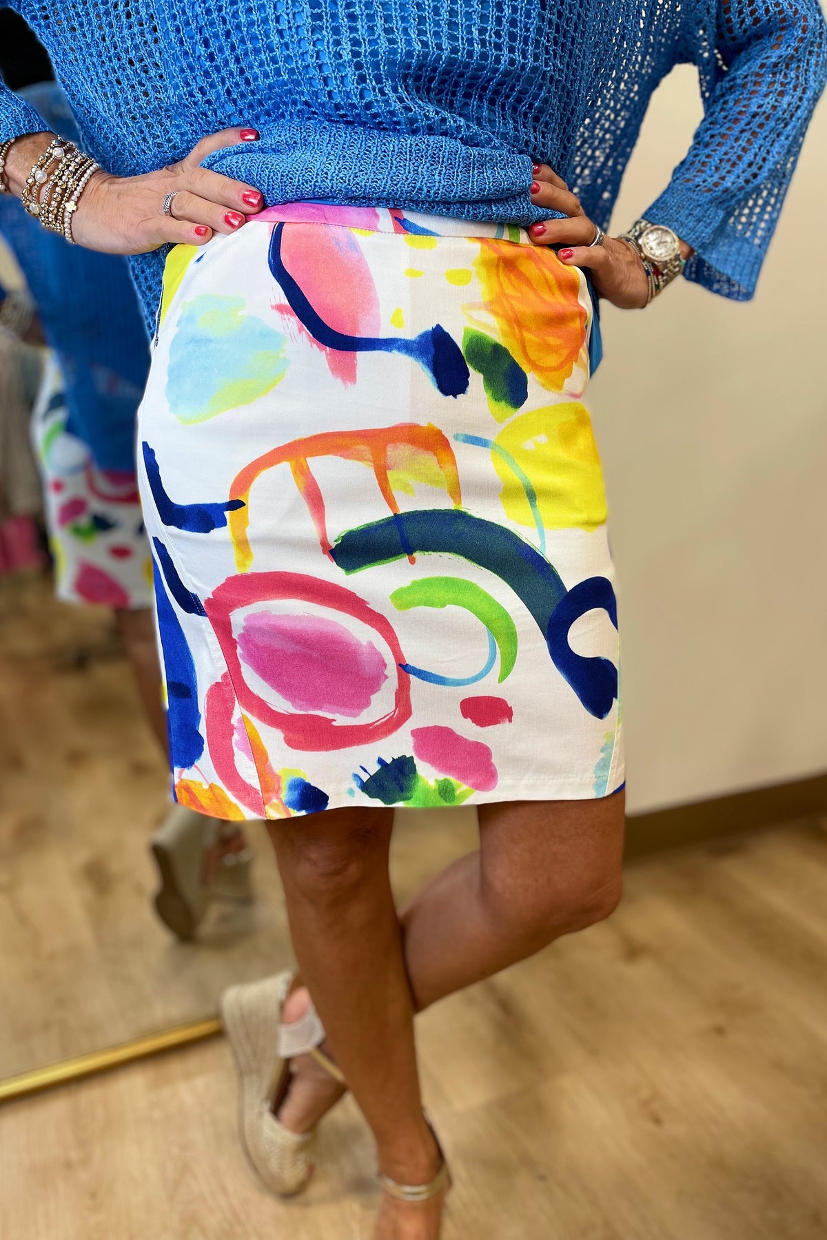Charlie B Skort Abstract