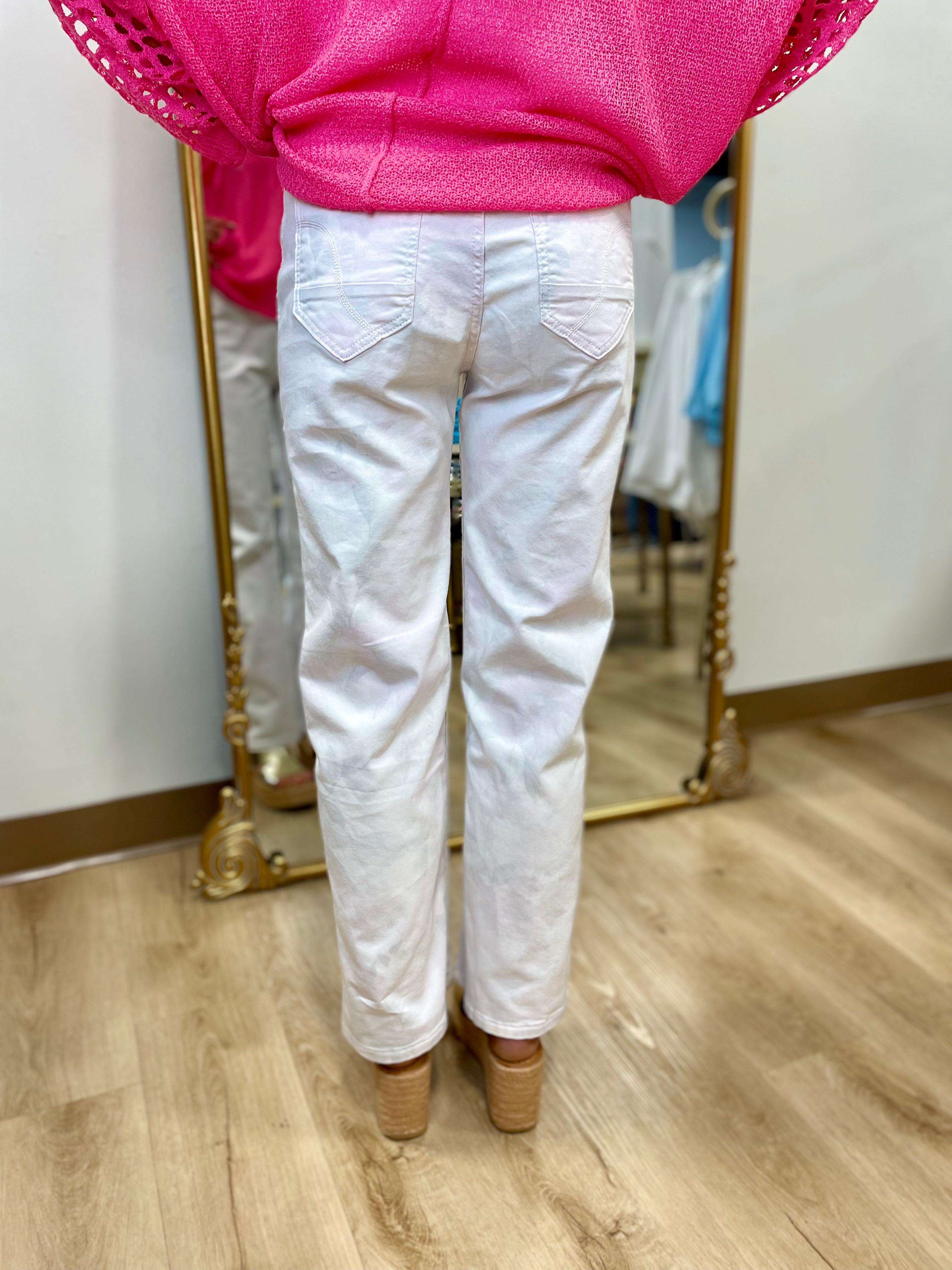 Tempo Paris Reversible Pants Floral