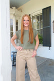 Harvest Specialty Sleeveless Sweater Juniper Green