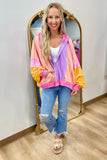 Sunset Sensation Zip Up Hoodie
