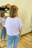 Casual Friday Rib Top Lavender