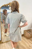 Dylan Parker Corduroy Dress Brown