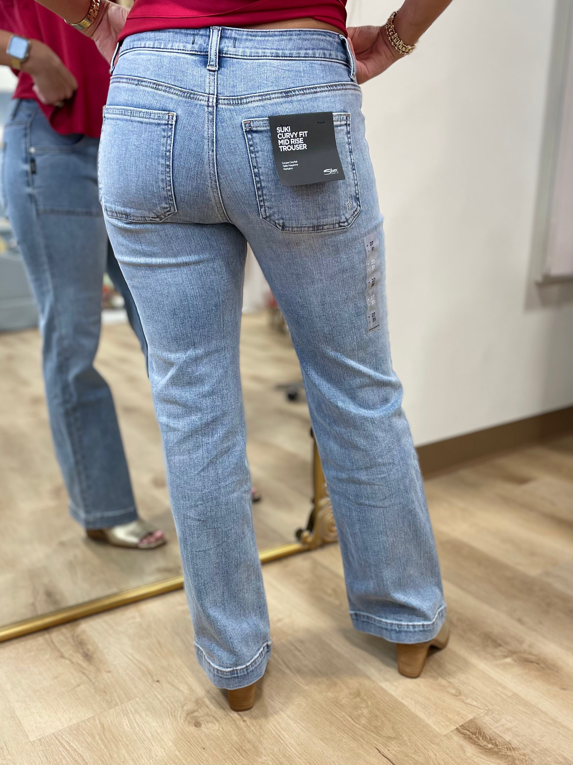 Silver Suki Trousers Indigo