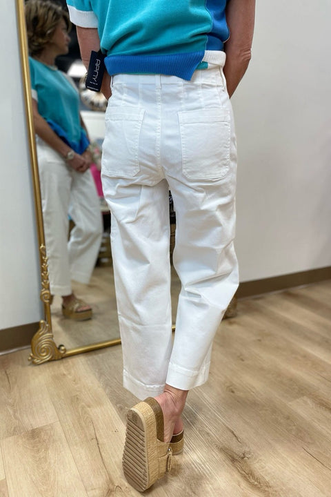 Renuar Woven Pant Cream