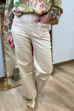Bayeas Luna Wide Leg Jeans Vanilla Cream
