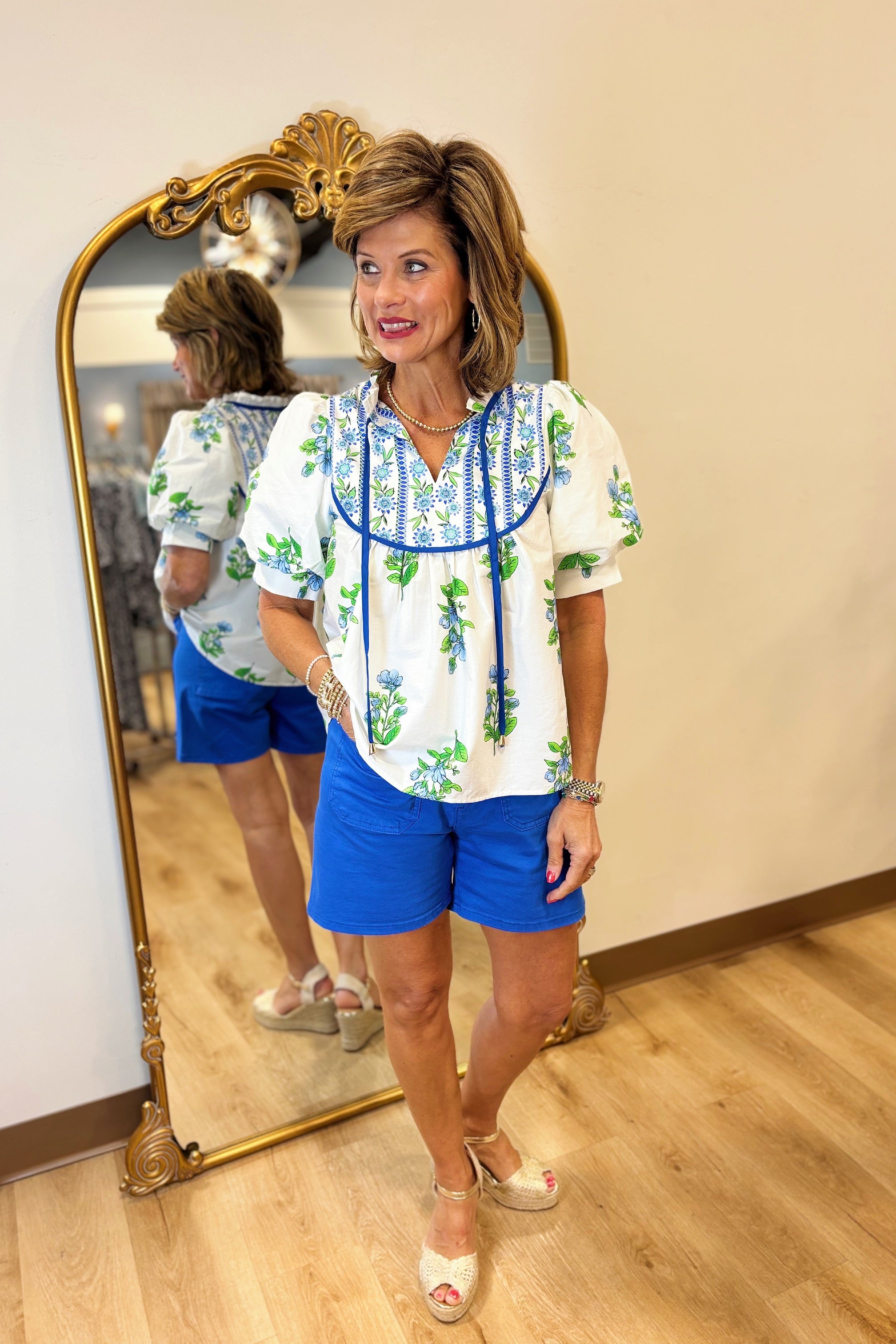 Boho Bloom Blouse White