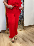 Multiples Drawstring Pant Poppy
