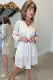 Renuar Woven Dress Gold