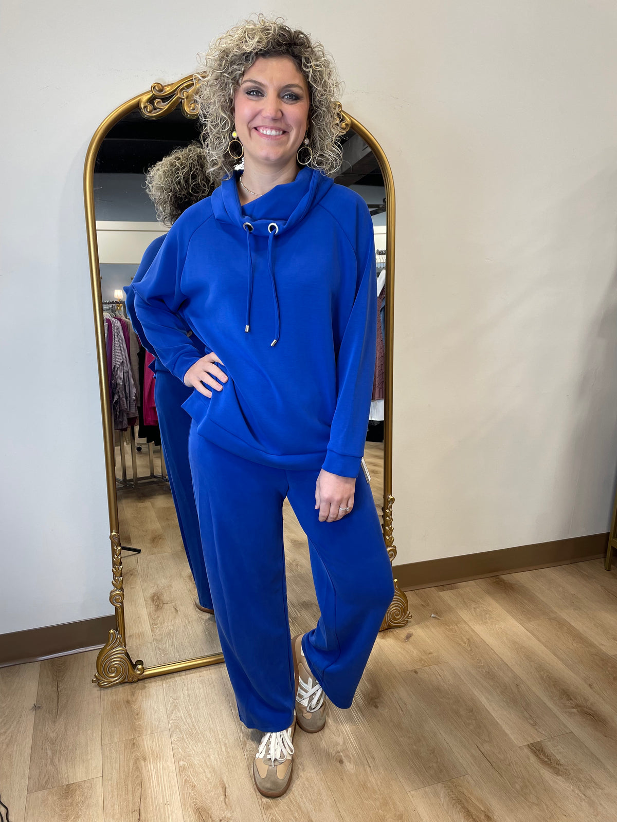 Multiples Cowl Top Royal