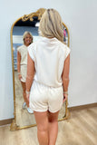 High Hopes 2 Piece Short Set Ecru