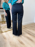 Charlie B PO Wide Leg Pants Black