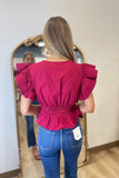 Bordeaux Breeze Blouse
