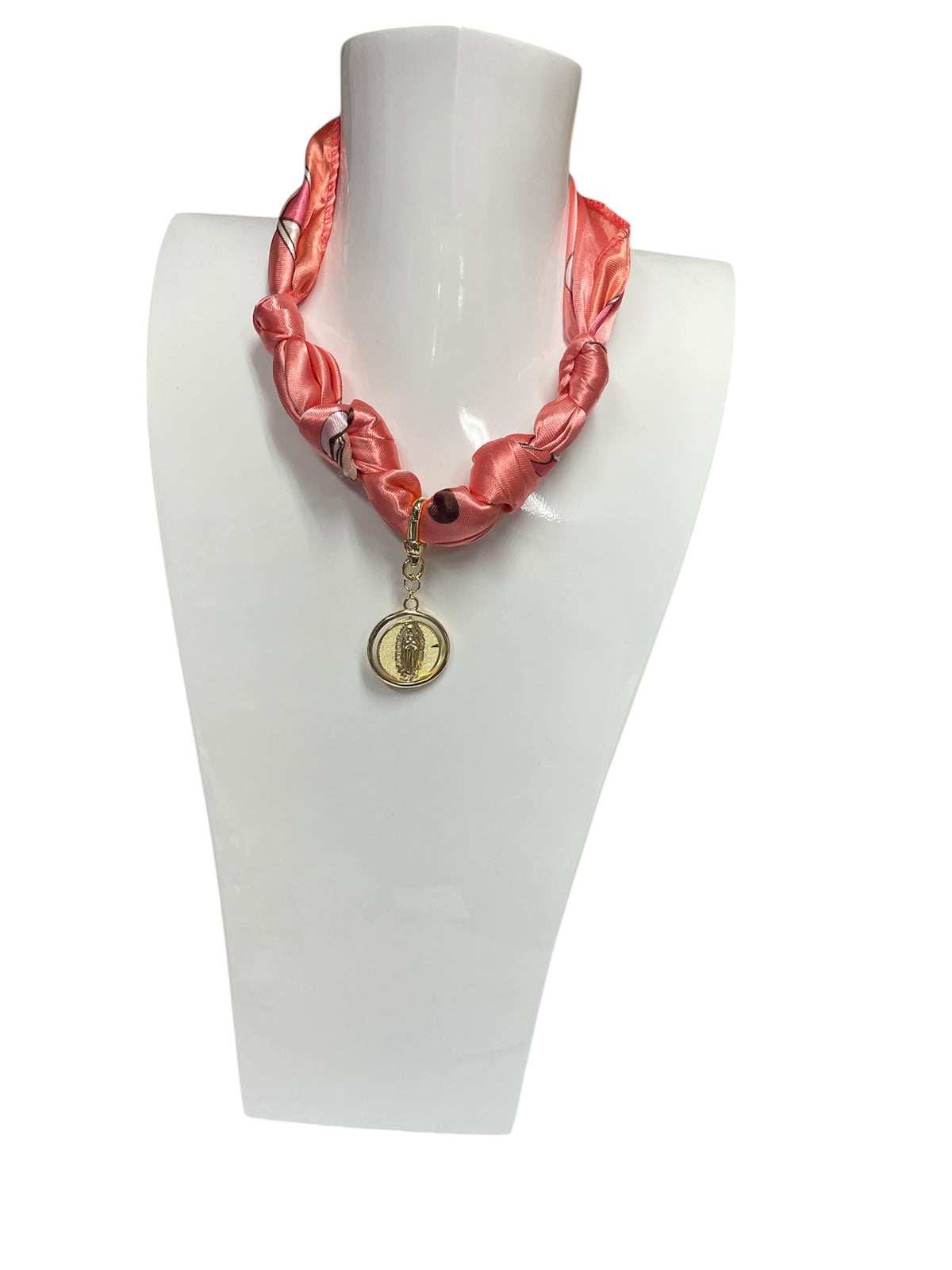 Scarf Charm Necklace Reversible Charm