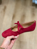 Corkys Layover Ballet Flats Red