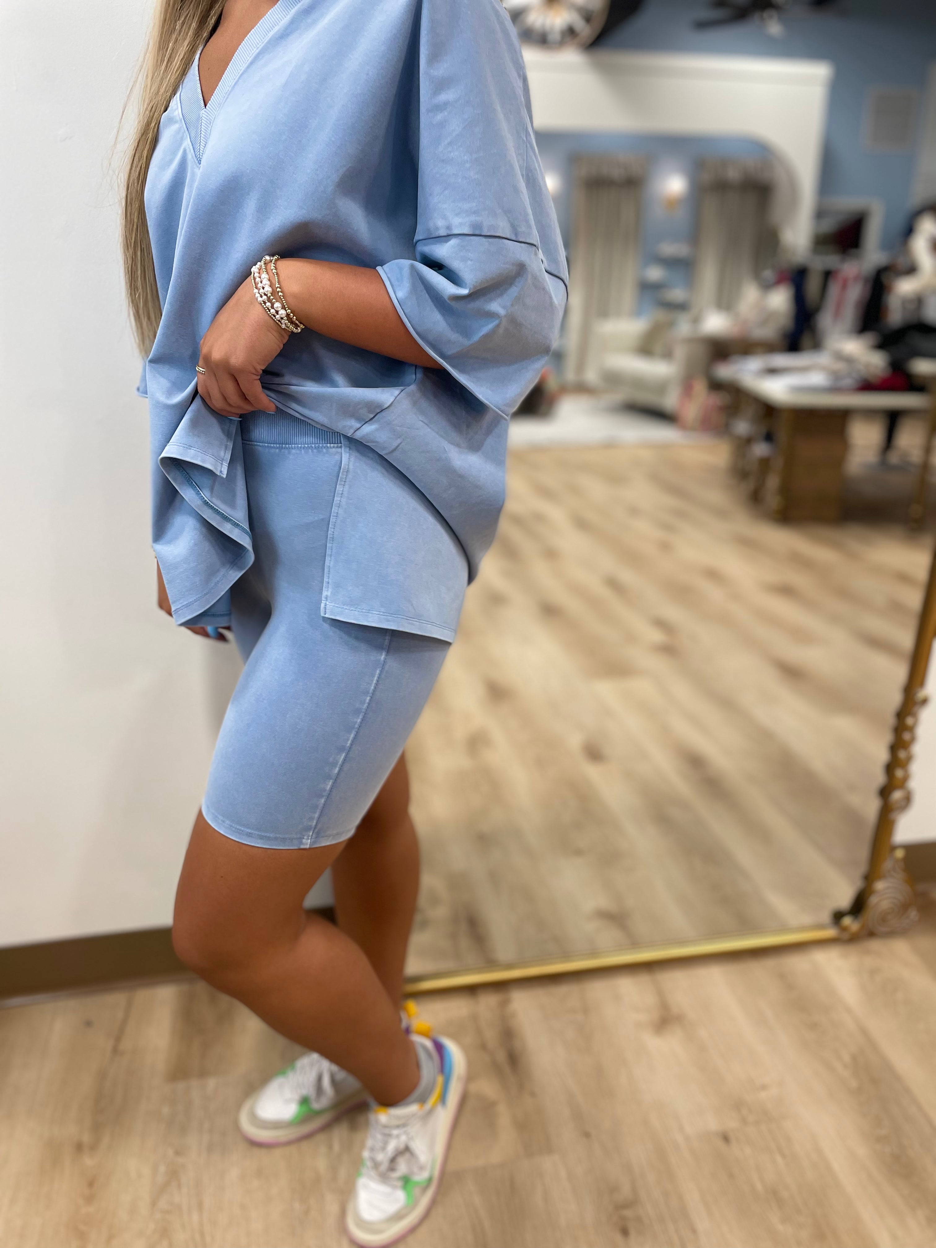 Sunday Set 2 Piece Outfit Light Indigo