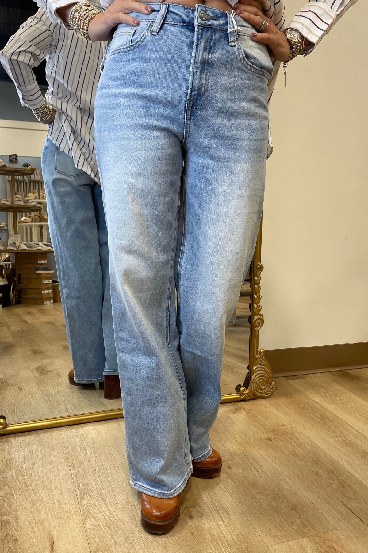 Bayeas Straight Jean w Finished Hem