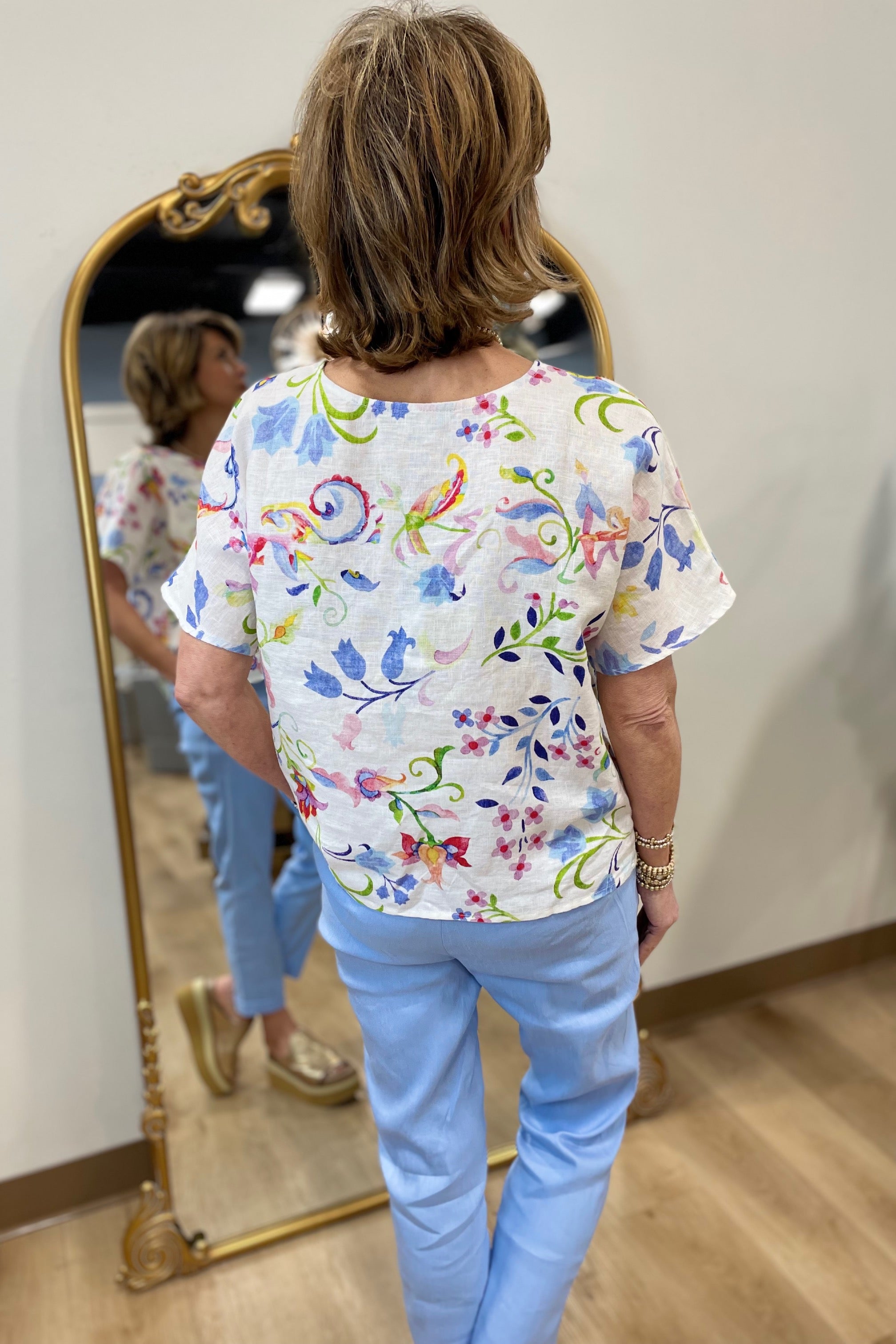 Charlie B Dolman Sleeve Top Utopia