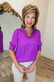 Day to Night Blouse Violet