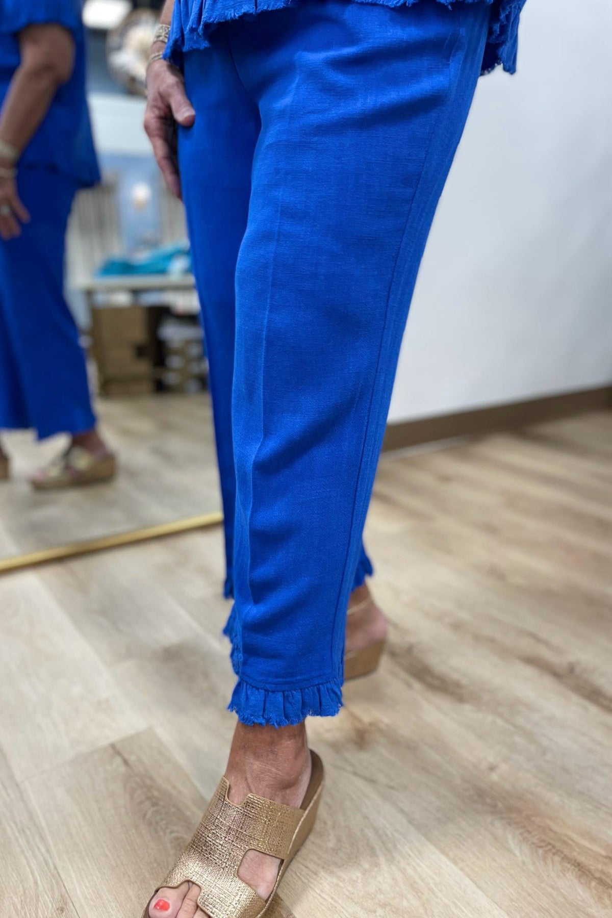 Multiples Crop Pant Royal