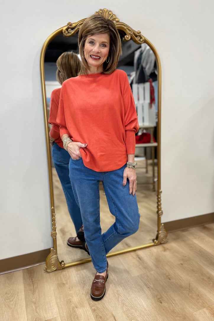 Kerisma Ryu Dolman Sleeve Sweater Ketchup